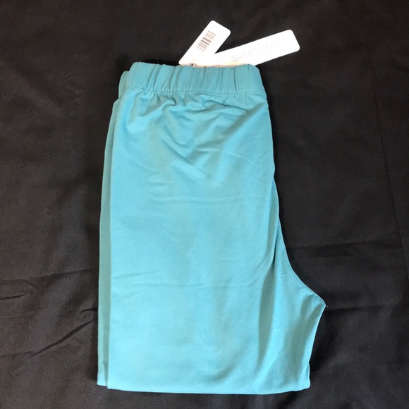 SweetLegs Teal Or No Teal Petite Leggings; BNWT - Picture 1 of 10